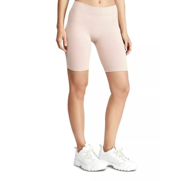 Free People Womens Tan Pull On Athletic Stretch Casual Bike Shorts Size XS/S - Picture 1 of 7